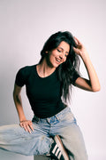 round neck short sleeve
