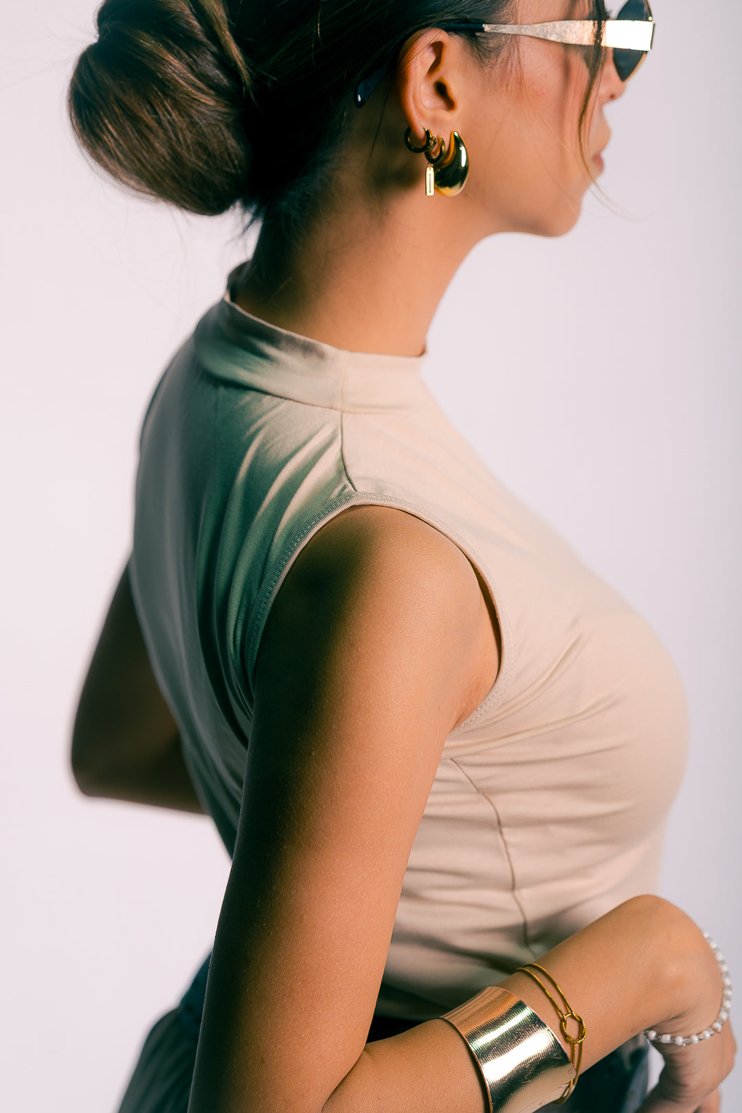 MOCK NECK TANK TOP