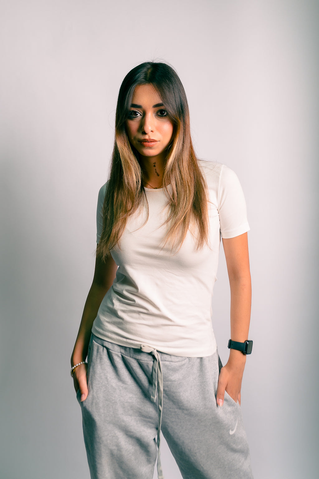 round neck short sleeve