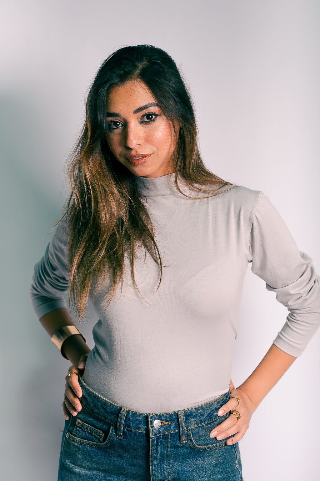 MOCK NECK LONG SLEEVE