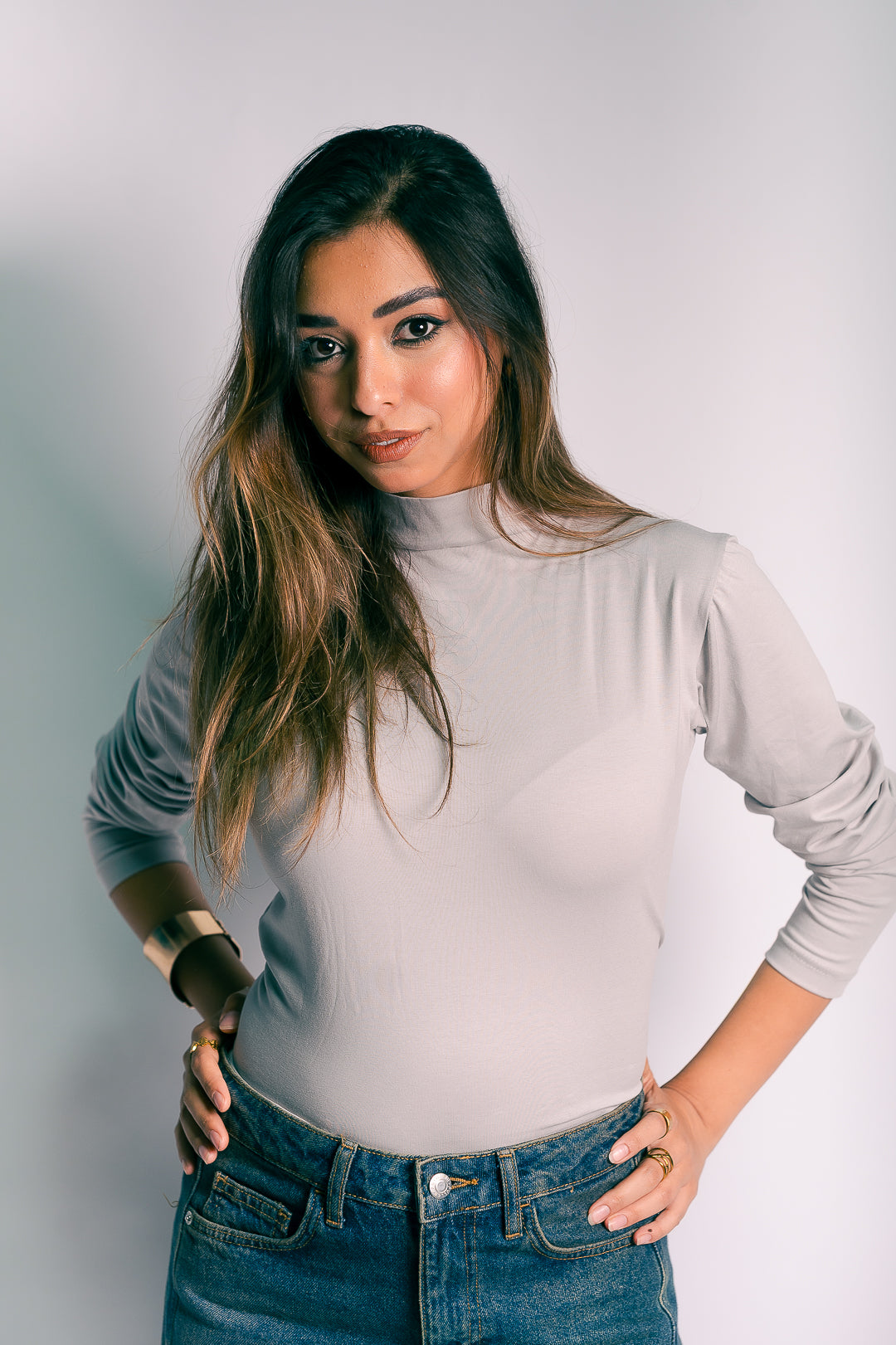MOCK NECK LONG SLEEVE