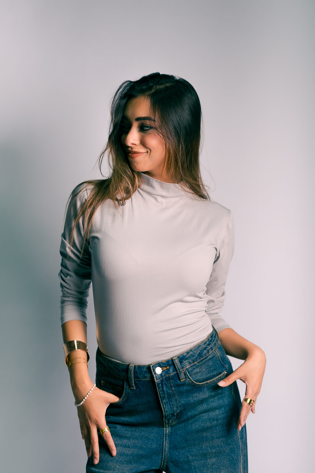 MOCK NECK LONG SLEEVE