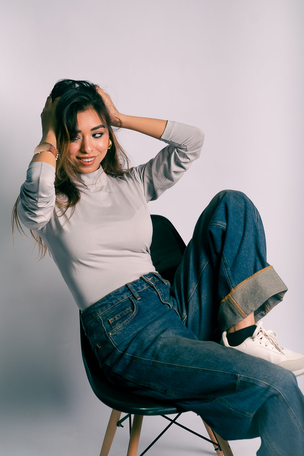 mock necklong sleeve