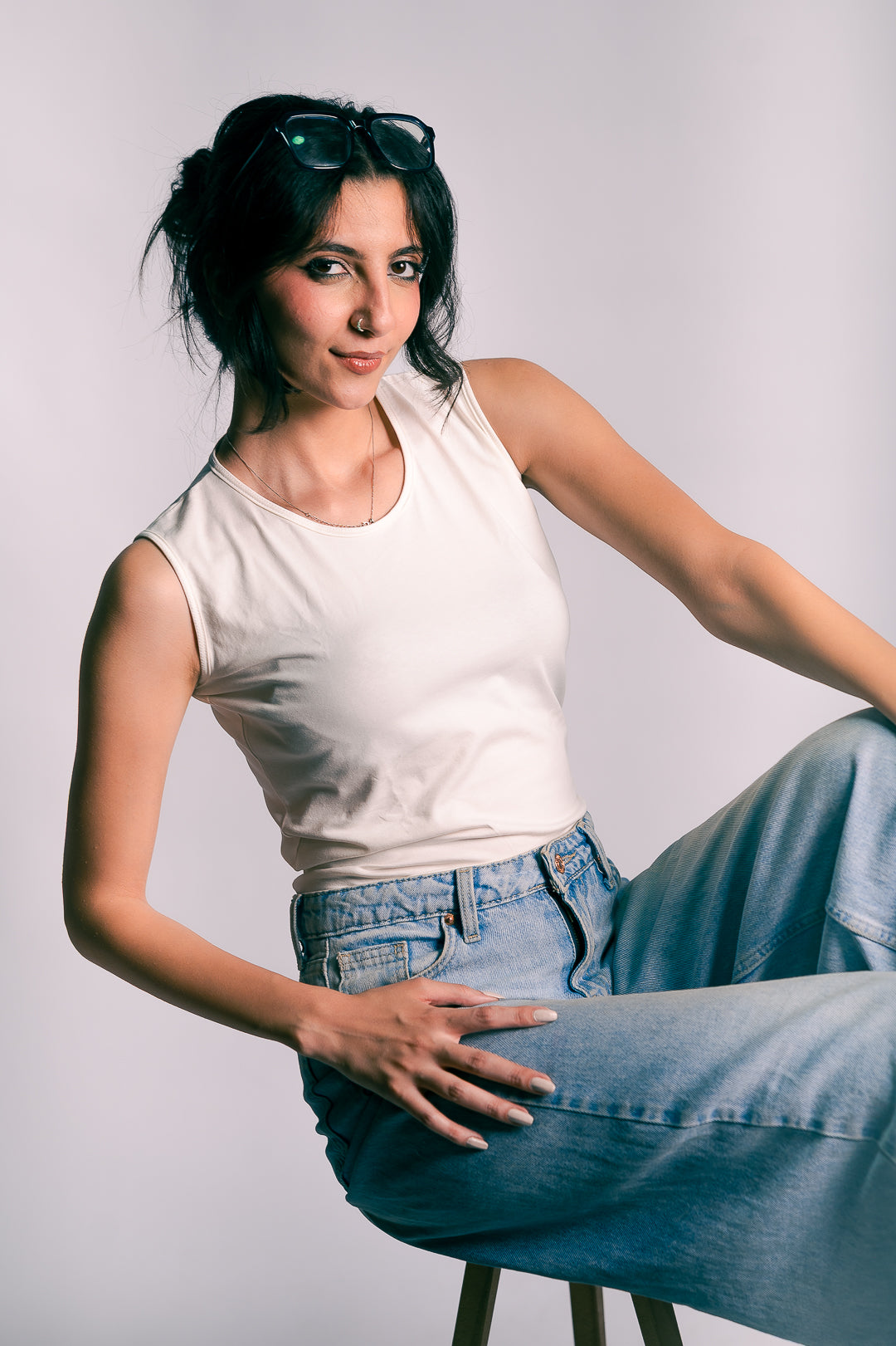 ROUND NECK TANK TOP