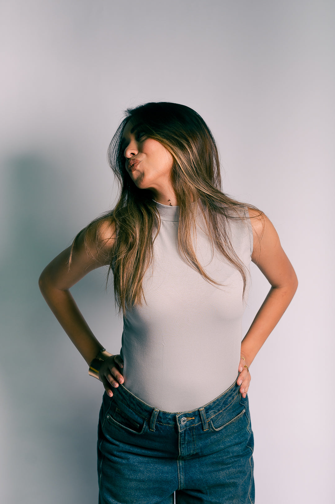 MOCK NECK TANK TOP