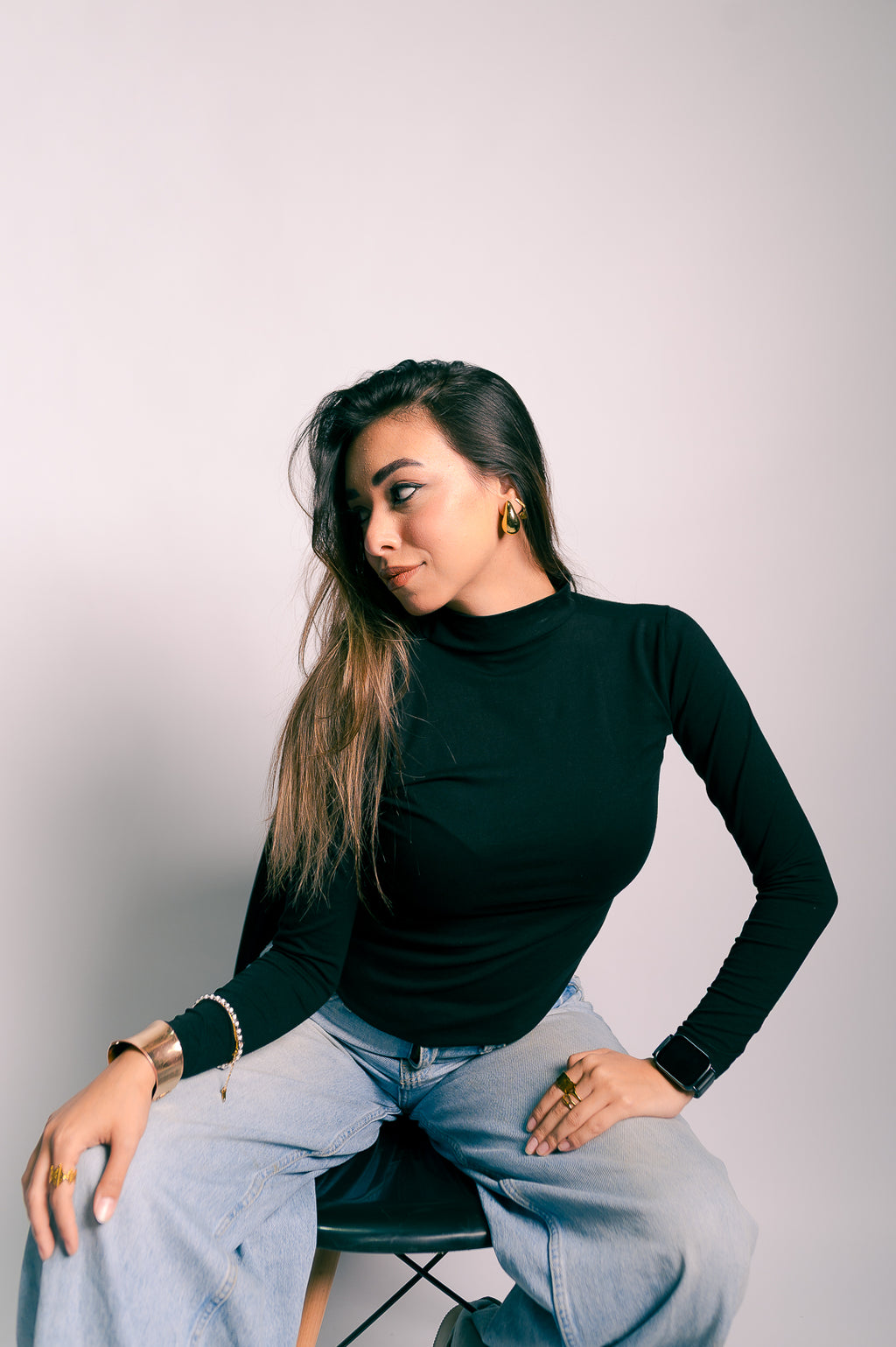 MOCK NECK LONG SLEEVE