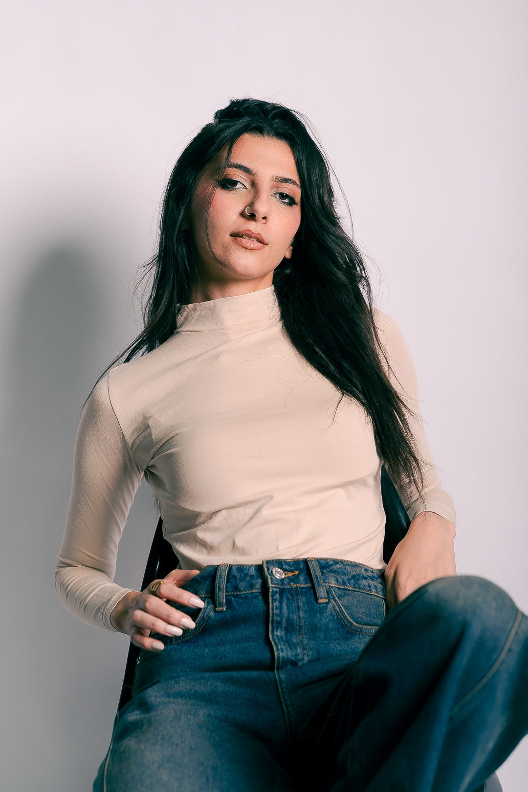 MOCK NECK LONG SLEEVE