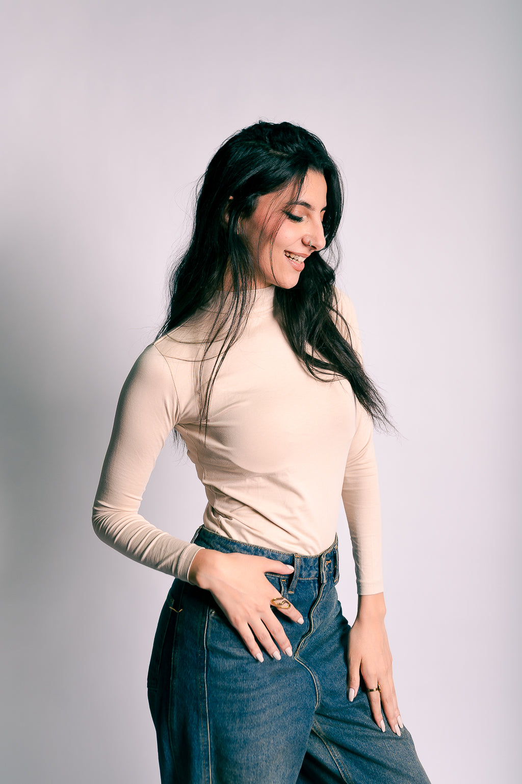 MOCK NECK LONG SLEEVE