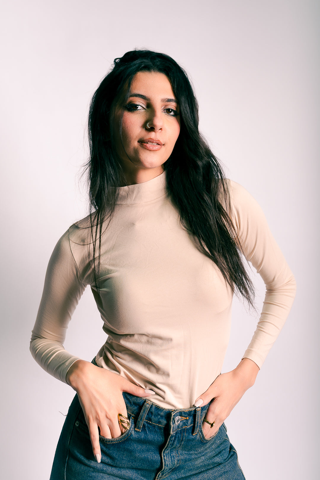 MOCK NECK LONG SLEEVE
