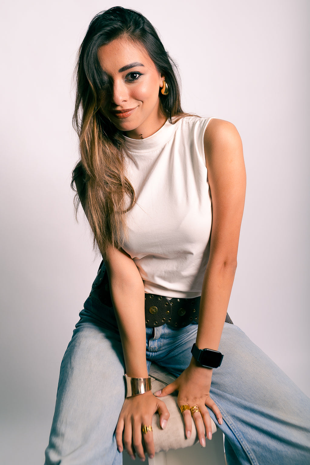 MOCK NECK TANK TOP