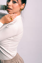 MOCK NECK LONG SLEEVE